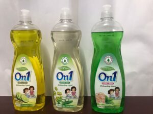 on dishwashing liquid